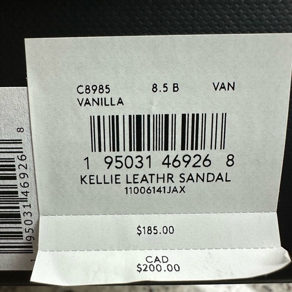 Gorgeous new in box Coach Kellie leather sandals - size 8.5 - Picture 13 of 15
